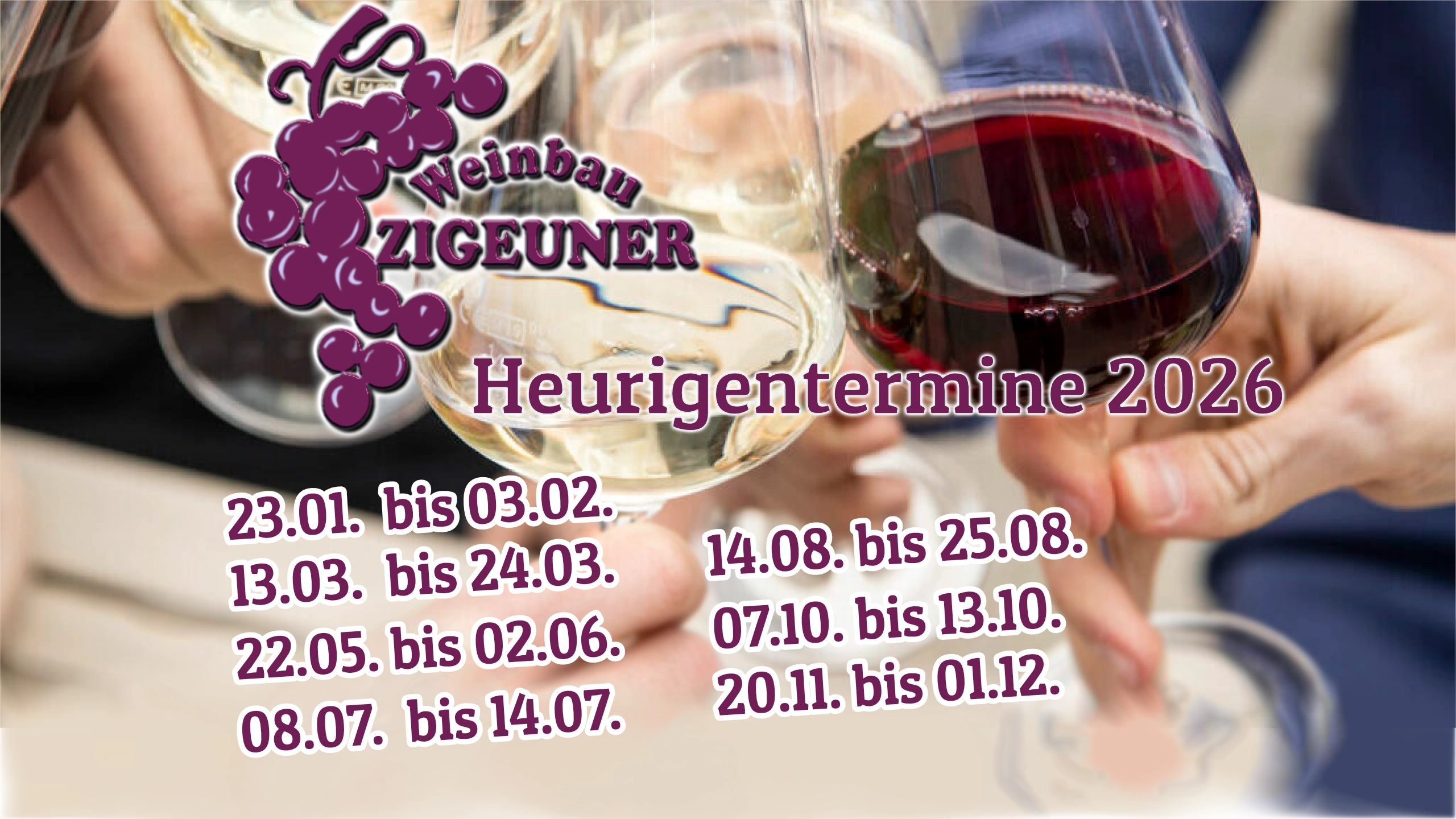 Heurigentermine 2026 Heurigentermine 2026
