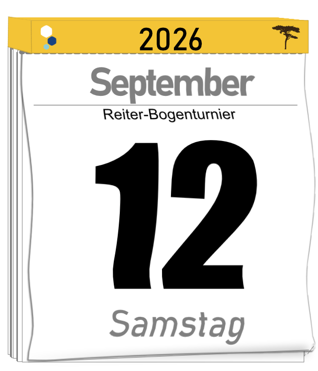 Samstag, 12. September 2026,Reiter-Bogenturnier