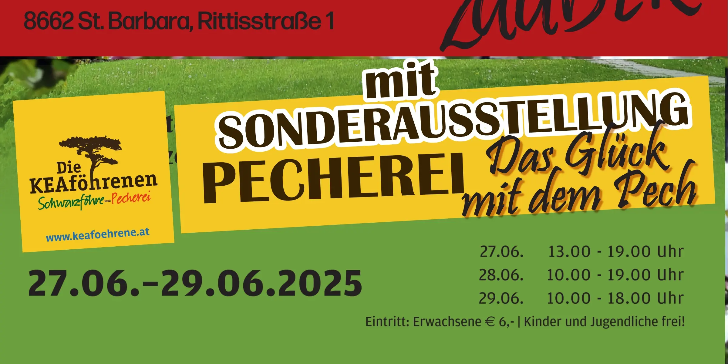 Ausstellung Schloss Pichl mit Pecherei sm