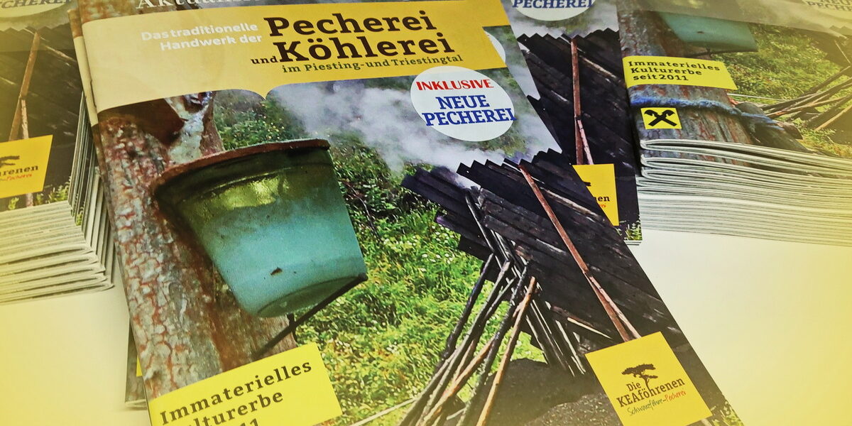 Broschüre Pecherei und Köhlerei im Piesting- und Triestingtal